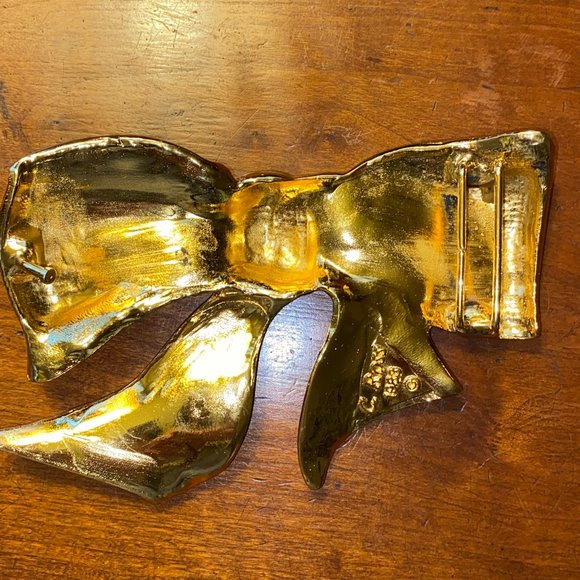 Christopher Ross 24 KT Gold Bow Belt 1983 - Picture 9 of 16